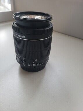Canon EF-S 18-55mm Camera Lens – Black